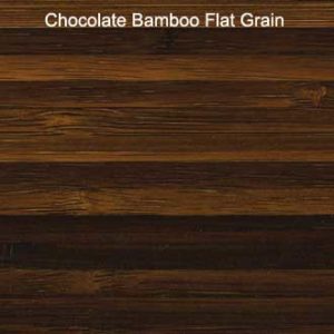 Chocolate Bamboo Flat Grain